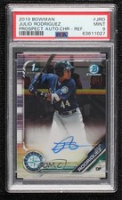 2019 Bowman Chrome Prospect Refractor /499 Julio Rodriguez PSA 9 MINT Auto 01dq