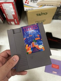 Tetris (Nintendo NES, 1989) Completo En Caja Estuche Protector Limpio Probado Cib