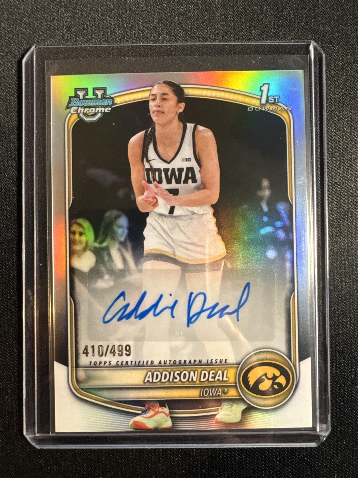 2025-26 Bowman Chrome Addison Deal Auto /499 Refractor 1st Rookie