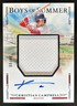 2025 Panini Boys of Summer Kristian Campbell Jumbo Material Jersey Auto #/99