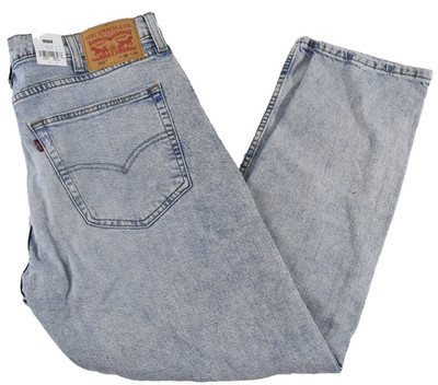 Levis Men's 512 Jeans New 38 X 30 Blue Slim Taper Stretch 5 pockets Eco Ease