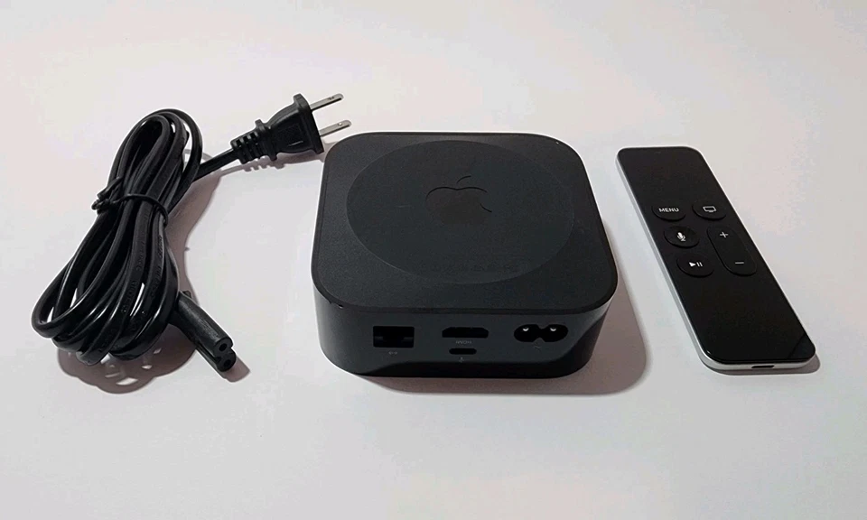 Apple TV 4th Generation HD Media Streamer - A1625 - 32GB - Remote + Power Cable - Image 2 of 4