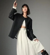 THE ROW Womens Blazer Loose Long Sleevves Jacket