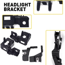 Left Right Headlight Lamp Mount Brackets For 2013-2016 Ford Fusion Lincoln MKZ L
