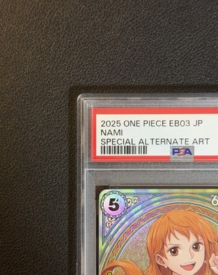 PSA 10 Nami EB03-053 SP SR Parallel ONE PIECE Card Heroines