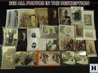 Antique Photograph Lot CDV Real Photo Postcards Politicians