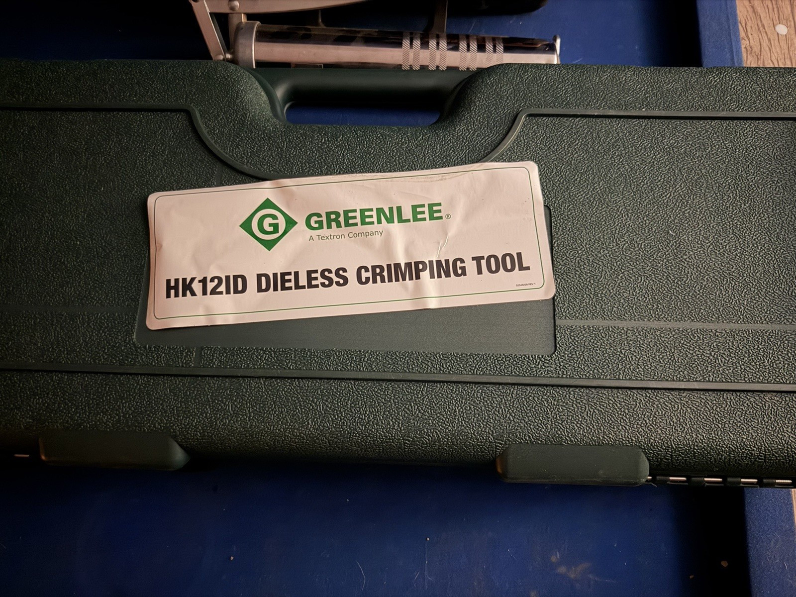 Greenlee HK12ID Dieless Crimping Tool Kit with Case MPN HK12ID
