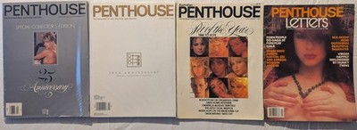 4 Collectable Penthouse Letters 25th 30th Anniversary Pet of the Year