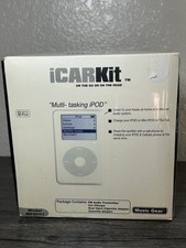 NEW iCarKit Music Gear Accessories for all iPod models iPhone MP3 CD Player NOS