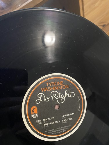 Selten - Tyrone Washington - Do Right - 1974 Blue Labor BL-102 LP Vinyl Schallplatte - Bild 6 von 14