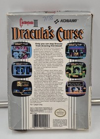 CASTLEVANIA III 3 DRACULA'S CURSE NINTENDO NES GAME CIB COMPLETE W/ BOX & MANUAL