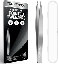 Ingrown Hair Tweezers   Pointed Tweezers for Ingrown Hair Removal, Fine-Tip Spli