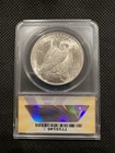 1922–P U.S. PEACE SILVER DOLLAR - MS 62 - ANACS GRADED! — photo 4