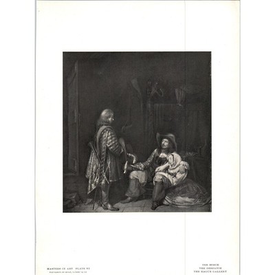 The Despatch - Ter Borch c1905 Art Print D14