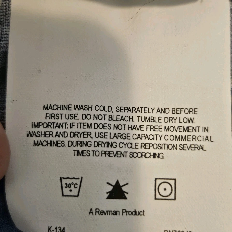Conjunto 2 fronhas de travesseiro padrão floral azul e amarelo Laura Ashley Emilie - Imagem 4 de 4
