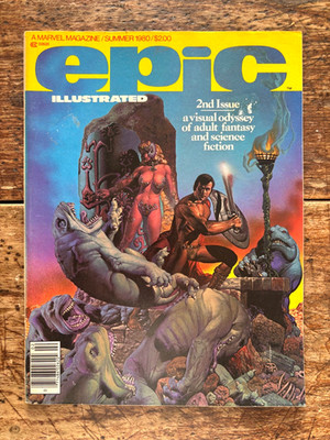 EPIC ILLUSTRATED #2 Marvel Magazine 1980/Richard Corben/Tim Conrad F/VF 7.0