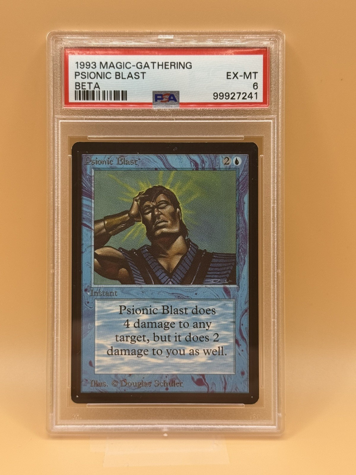 Psionic Blast – 1993 MTG Beta – PSA 6 EX-MT – Magic the Gathering