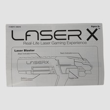 Laser X Two Player Real-Life Laser Tag Gaming Experience Set-Pack of 2-Untested