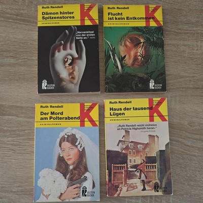 RAR | 4x Ruth Rendell Krimis Erstausgaben Haus der tausend Lügen | Top geschr..