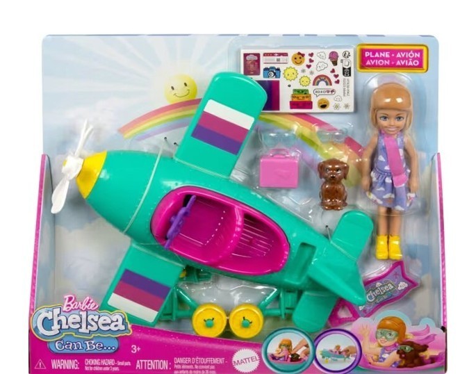 194735192120 Лялька Барби Самолот Челси Mattel 8690₽