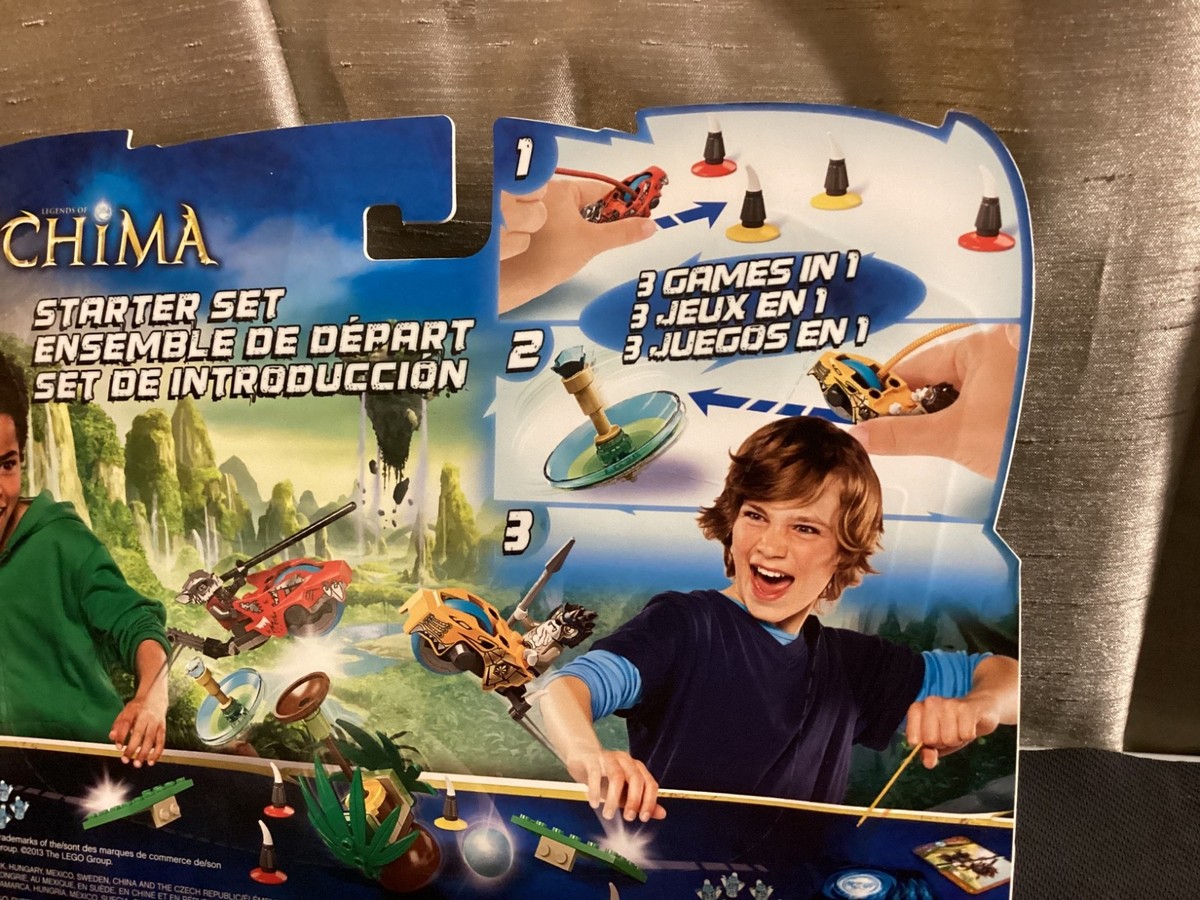 レコメン RIO ZNR 紙ジャケットBOX セット Lego Legends of Chima Speedorz Starter Set 70013 Wolf Lion Pull
