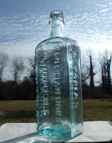 Whittled DR TOBIAS VENETIAN HORSE LINIMENT NEW YORK Aqua Medicine ...