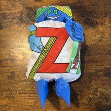 The Letter People Inflatable Mr. Z Zipping Zippers Vintage Toy