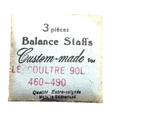 Jaeger LeCoultre 90L 460-490 Balance Staff watch part (3-pack)