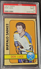 1972-73 TOPPS #106 DON LUCE BUFFALO SABRES NHL GRADED PSA 9 MINT