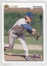 1992 Upper Deck Factory Set Gold Hologram Tim Burke #433 0b5