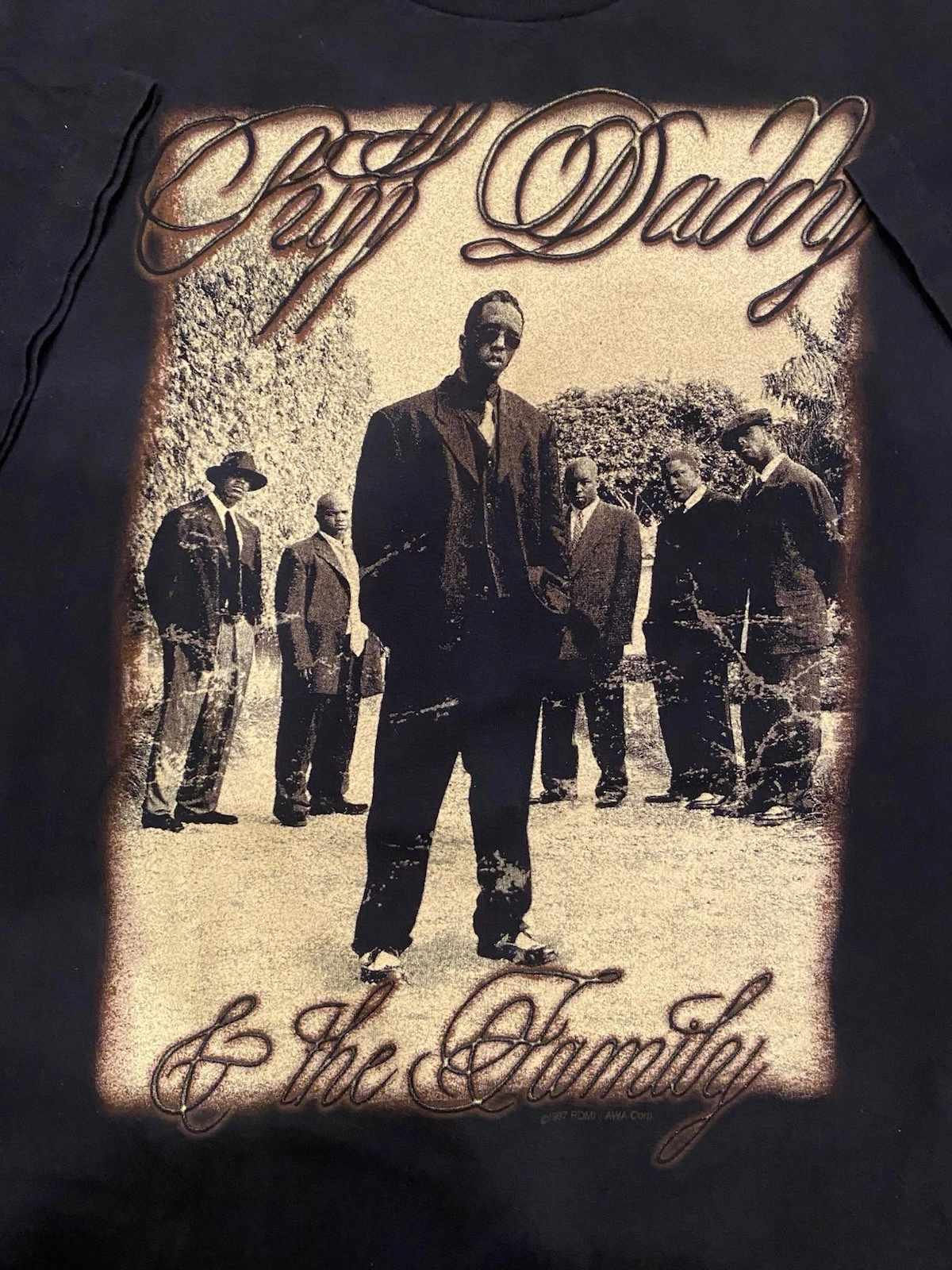 Vintage 1997 Puff Daddy Diddy Rare Rap Tour T-Shirt