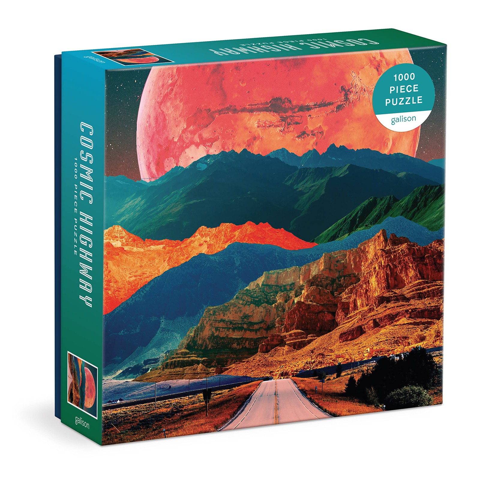 Cosmic Highway 1000 Piece Puzzle in a Square Box by  Galison,... - 9780735380059 - Image 3