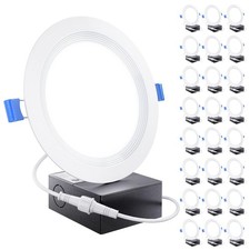 Sunco 24 Pack 6 Inch LED Recessed Light,3000K Warm White, Dimmable
