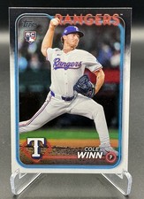 2024 Topps Update Series - Cole Winn #US109 (RC) - Texas Rangers