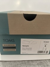Toms Alpargata Flats Women s Size 9 Natural Heritage Canvas