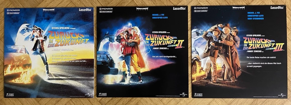 Laserdisc Zurück in Die Zukunft Trilogie Widescreen Dolby Surround PAL Deutsch - Bild 2 von 4