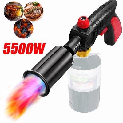 Powerful Kitchen Cooking Grill Propane Torch Searing Charcoal Camp Fire Starter