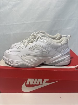 Nike M2K Tekno White Grey Men s Size 12 Chunky Shoes Sneakers AV4789-101 DISPLAY