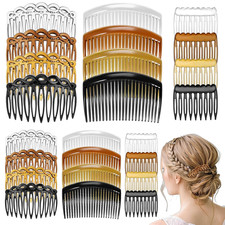 24Pcs French Hair Side Combs Women Hair Comb Accessories Set French Twist Decora
