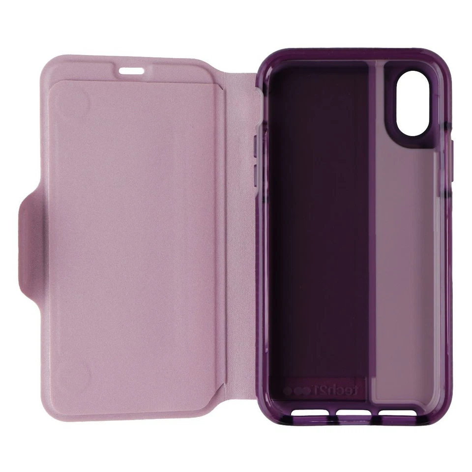 Tech21 EvoWallet Series Protective Case for Apple iPhone Xs/X - Orchid Purple - Image 3 of 3