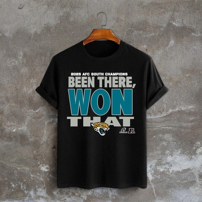 #ad Jacksonville Jaguars 2025 AFC South Champions TShirt $26.99