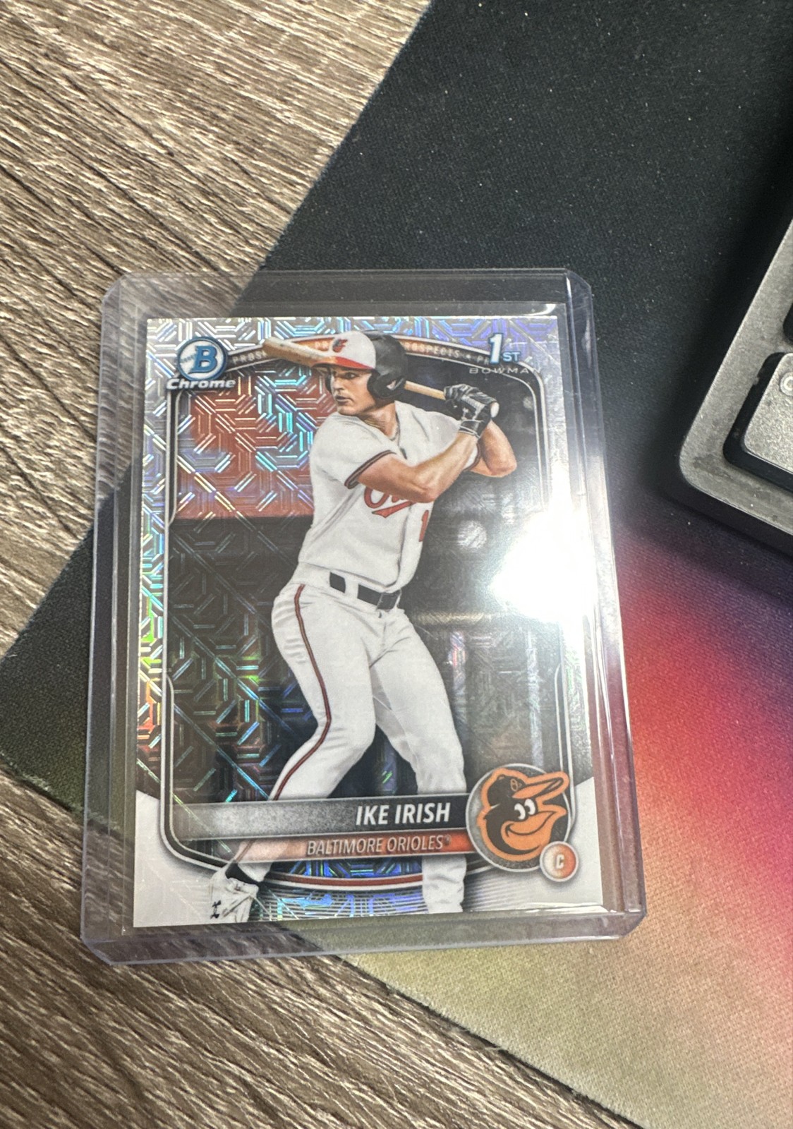2025 Bowman Draft - Chrome Ike Irish #BDC-16 Mojo Refractor (RC)