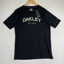 Oakley Standard Issue Shirt Men Large Black SI Indoc Tee Hydrolix Wicking SS