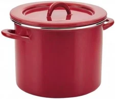 Create Delicious Stock Pot/Stockpot with Lid - 12 Quart, Red
