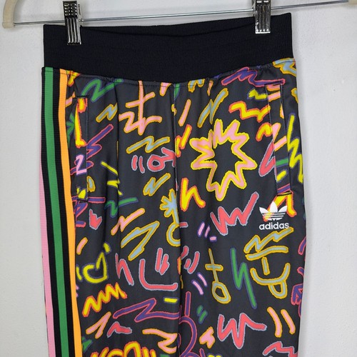 Adidas Originals Love Unites Track Pants Joggers Youth Small AOP Athletic EUC - Picture 7 of 7