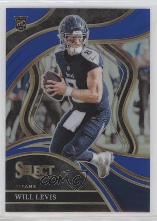 2023 Panini Select Club Level Blue Prizm /99 Will Levis #206 Rookie RC 1cw4