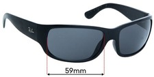 SFx Replacement Sunglass Lenses fits Ray-Ban RB4095 - 59mm Wide