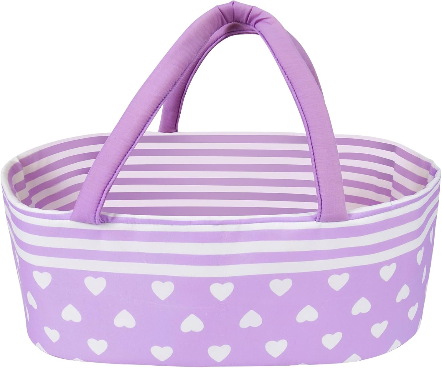 Reborn Baby Dolls Bassinet Foldable Baby Doll Carrier Bed Soft Doll Carrier Doll