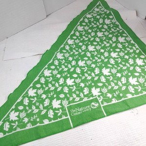 The Nature Conservancy Scarf Bandana Handkerchief Triangle dog pet green leaves