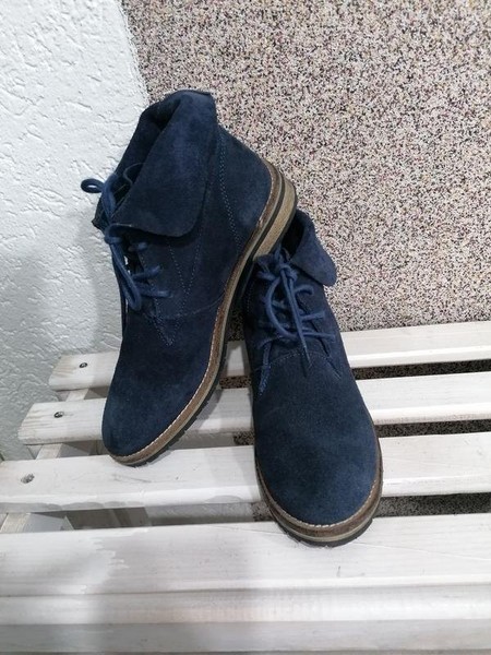 Women Sutor Boots Navy Suede 38